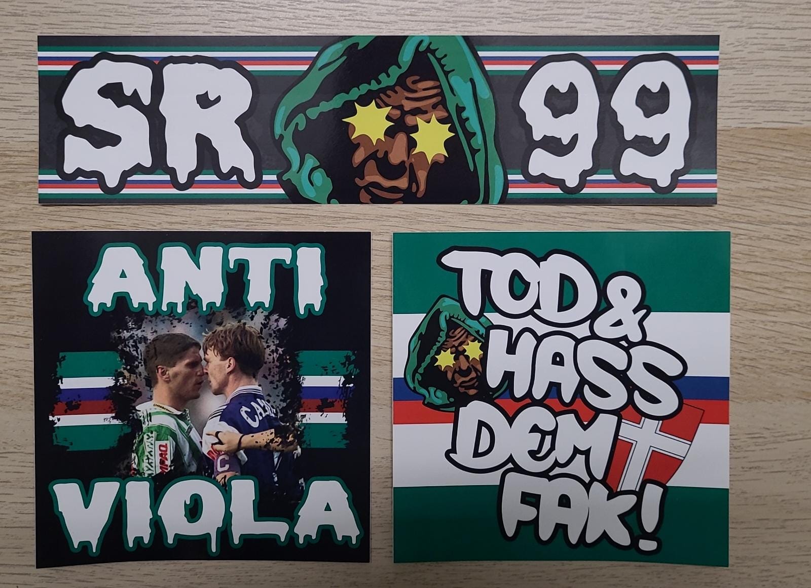 Vereins-Aufkleber für Auto und Laptop